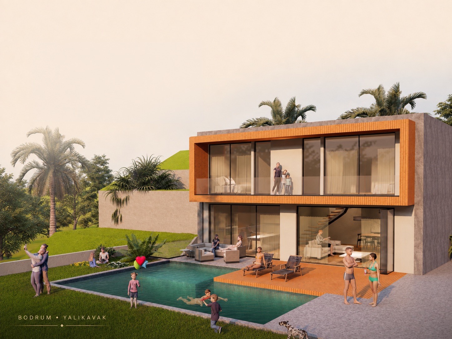 Yalıkavak Private villa dış cephesi