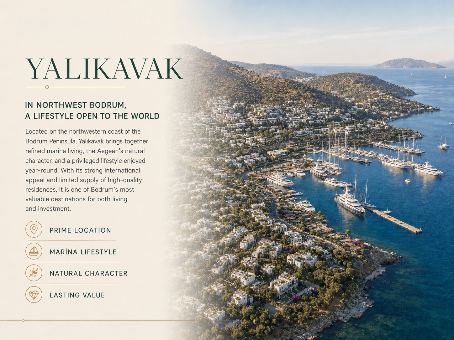 Yalıkavak marina and peninsula